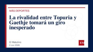 Imagen editorial de El Matutino para La rivalidad entre Topuria y Gaethje tomará un giro inesperado