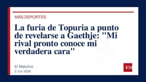 Imagen editorial de El Matutino para La furia de Topuria a punto de revelarse a Gaethje: “Mi rival pronto conoce mi verdadera cara”