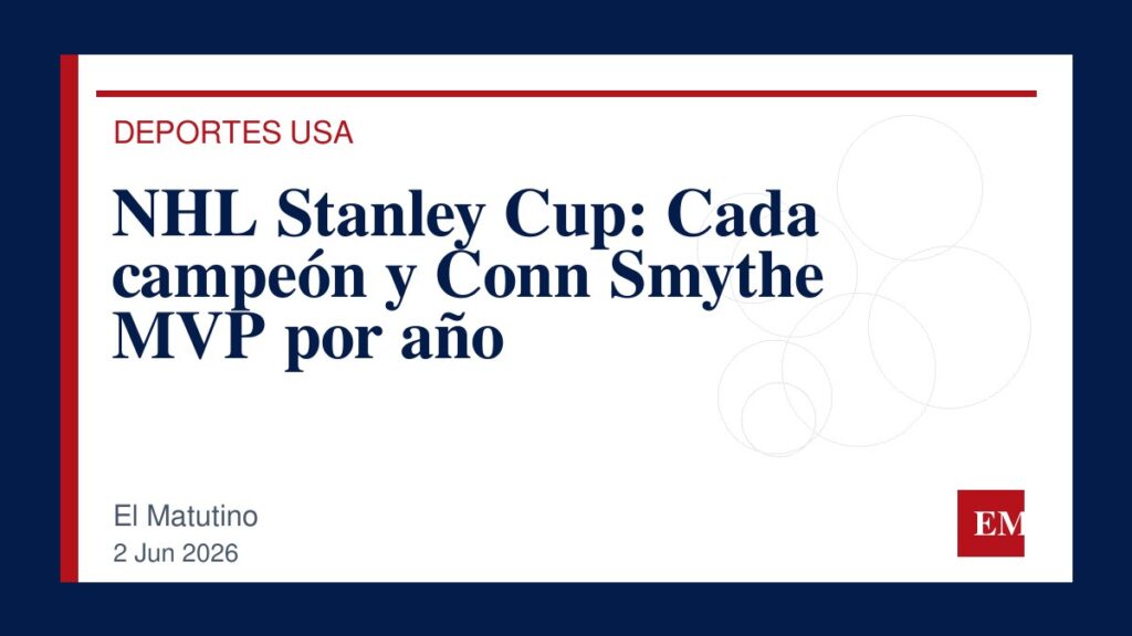 Imagen editorial de El Matutino para NHL Stanley Cup: Cada campeón y Conn Smythe MVP por año