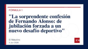 Imagen editorial de El Matutino para “La sorprendente confesión de Fernando Alonso: de jubilación forzada a un nuevo desafío deportivo”