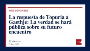 Imagen editorial de El Matutino para La respuesta de Topuria a Gaethje: La verdad se hará pública sobre su futuro encuentro