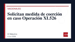 Imagen editorial de El Matutino para Solicitan medida de coerción en caso Operación XL526