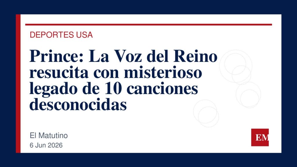 Imagen editorial de El Matutino para Prince: La Voz del Reino resucita con misterioso legado de 10 canciones desconocidas