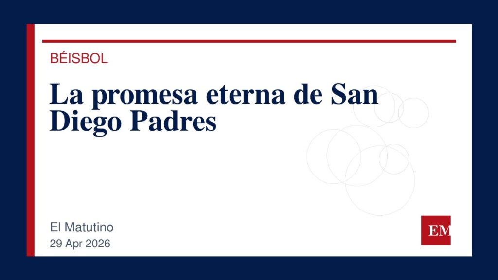 Imagen editorial de El Matutino para La promesa eterna de San Diego Padres