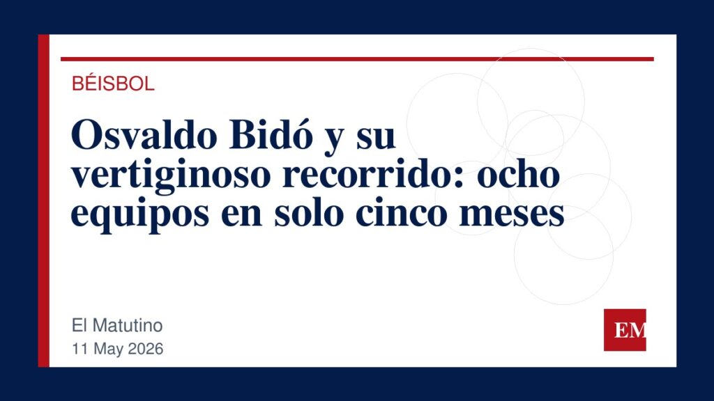 Imagen editorial de El Matutino para Osvaldo Bidó y su vertiginoso recorrido: ocho equipos en solo cinco meses