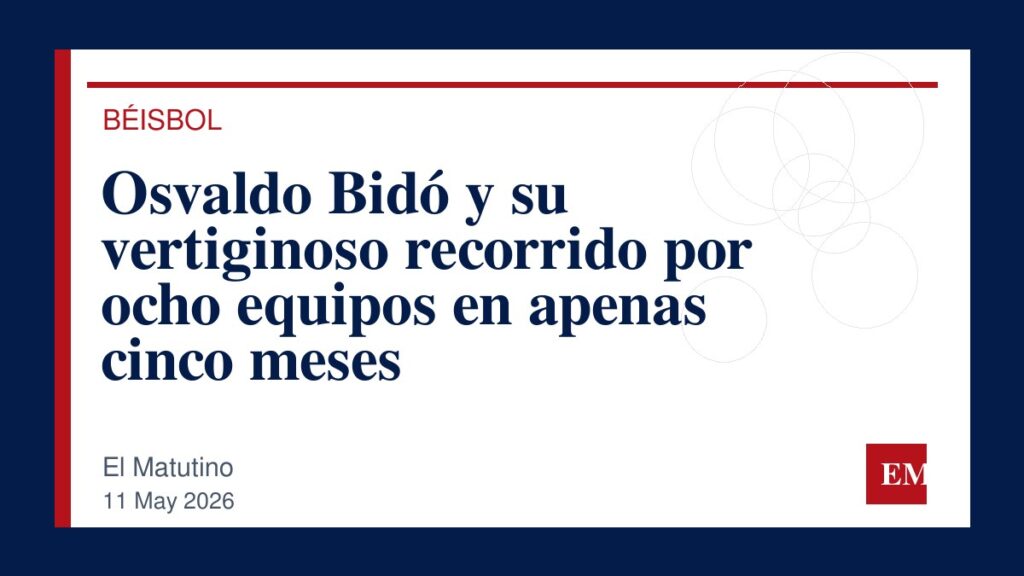 Imagen editorial de El Matutino para Osvaldo Bidó y su vertiginoso recorrido por ocho equipos en apenas cinco meses