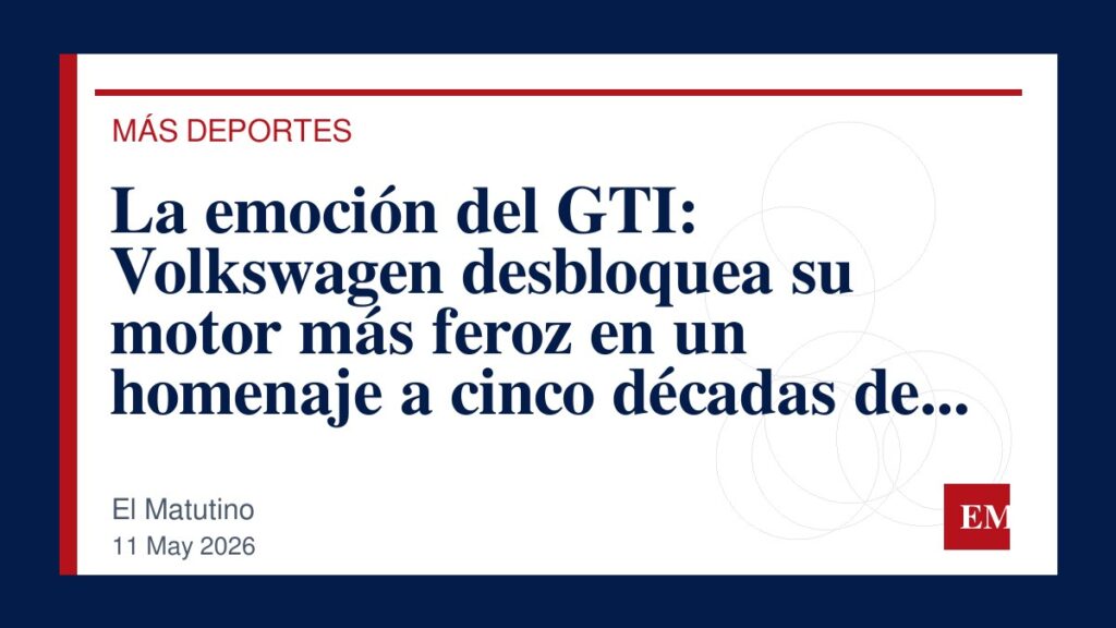 Imagen editorial de El Matutino para La emoción del GTI: Volkswagen desbloquea su motor más feroz en un homenaje a cinco décadas de velocidad y…