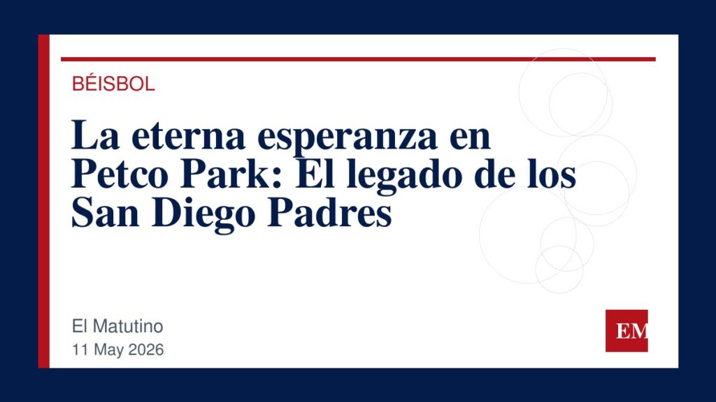 Imagen editorial de El Matutino para La eterna esperanza en Petco Park: El legado de los San Diego Padres