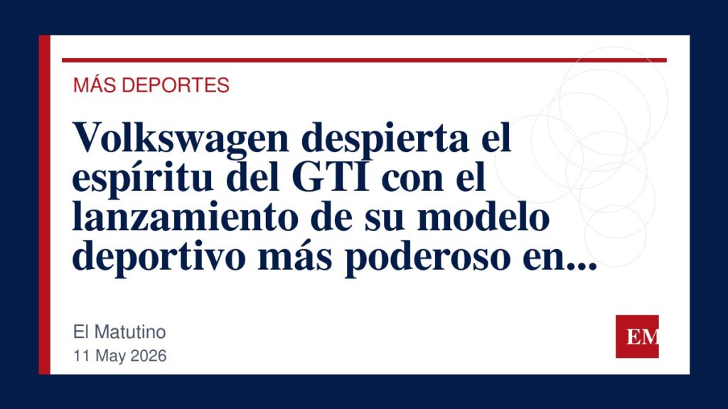 Imagen editorial de El Matutino para Volkswagen despierta el espíritu del GTI con el lanzamiento de su modelo deportivo más poderoso en la historia