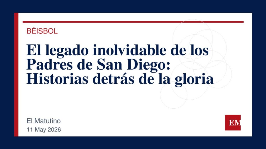 Imagen editorial de El Matutino para El legado inolvidable de los Padres de San Diego: Historias detrás de la gloria