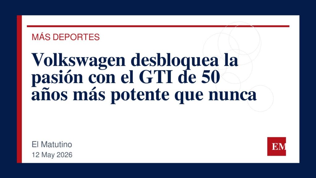 Imagen editorial de El Matutino para Volkswagen desbloquea la pasión con el GTI de 50 años más potente que nunca