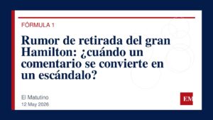 Imagen editorial de El Matutino para Rumor de retirada del gran Hamilton: ¿cuándo un comentario se convierte en un escándalo?