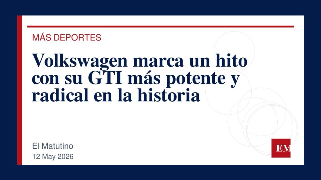 Imagen editorial de El Matutino para Volkswagen marca un hito con su GTI más potente y radical en la historia