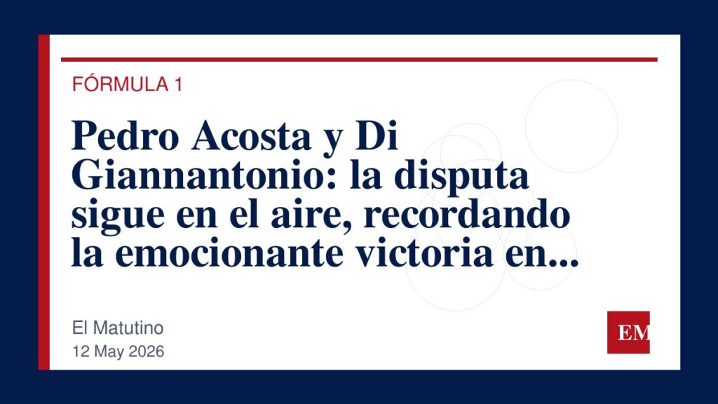 Imagen editorial de El Matutino para Pedro Acosta y Di Giannantonio: la disputa sigue en el aire, recordando la emocionante victoria en Assen 2025.