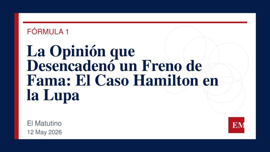 Imagen editorial de El Matutino para La Opinión que Desencadenó un Freno de Fama: El Caso Hamilton en la Lupa