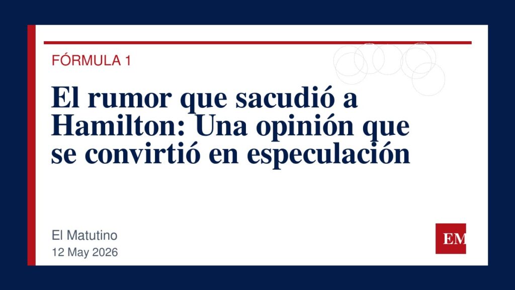 Imagen editorial de El Matutino para El rumor que sacudió a Hamilton: Una opinión que se convirtió en especulación