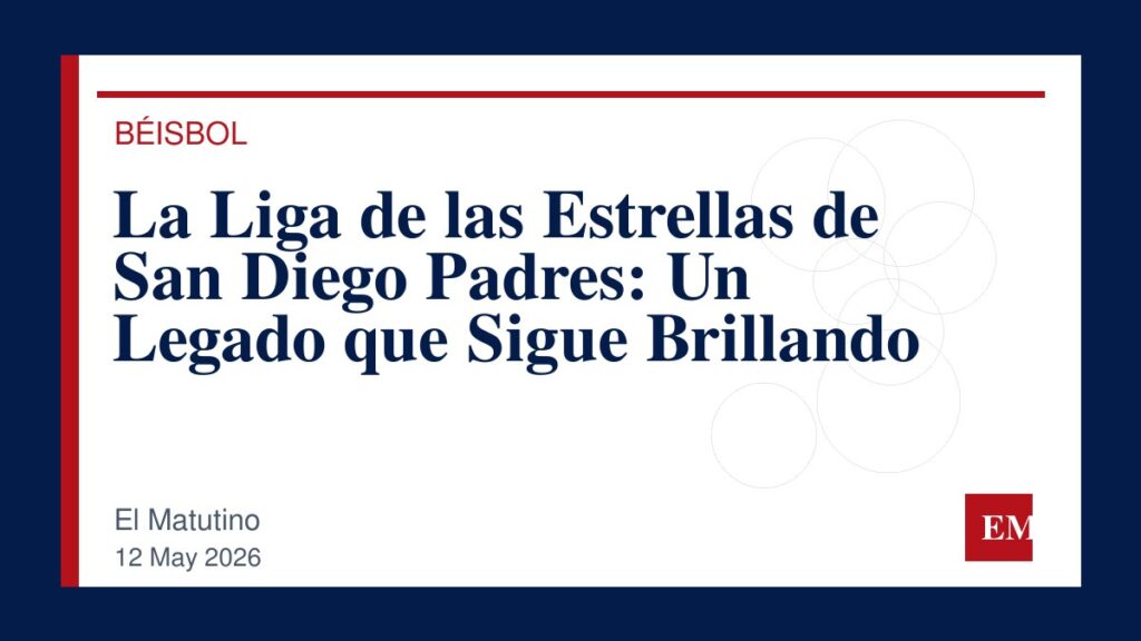 Imagen editorial de El Matutino para La Liga de las Estrellas de San Diego Padres: Un Legado que Sigue Brillando
