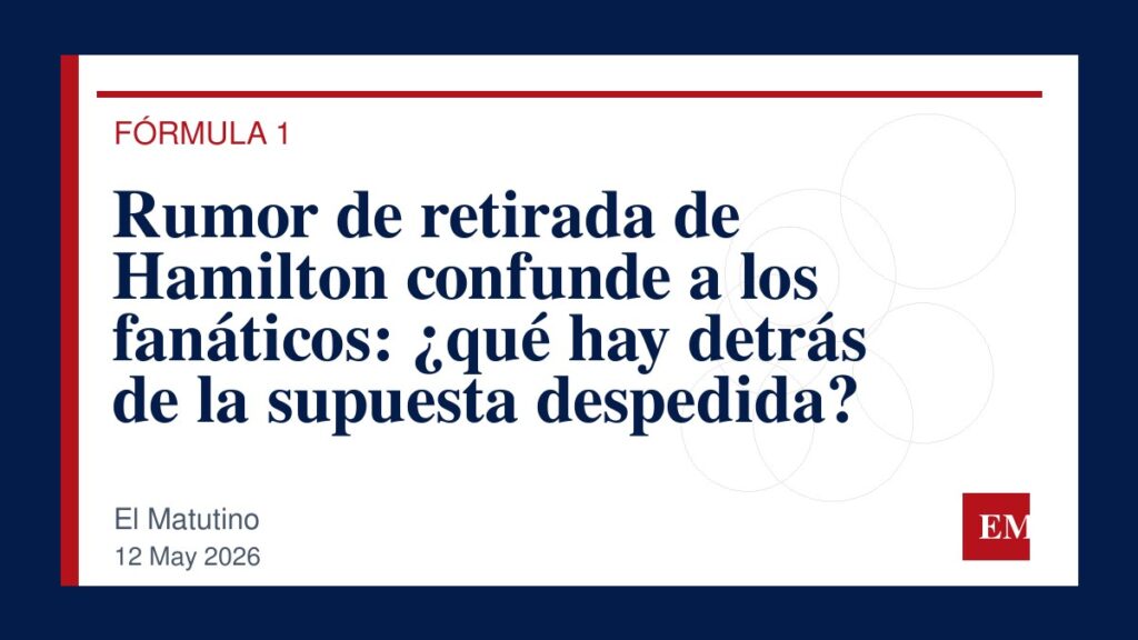 Imagen editorial de El Matutino para Rumor de retirada de Hamilton confunde a los fanáticos: ¿qué hay detrás de la supuesta despedida?