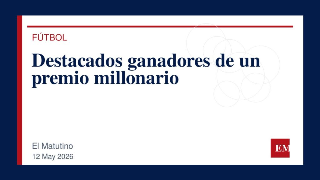 Imagen editorial de El Matutino para Destacados ganadores de un premio millonario