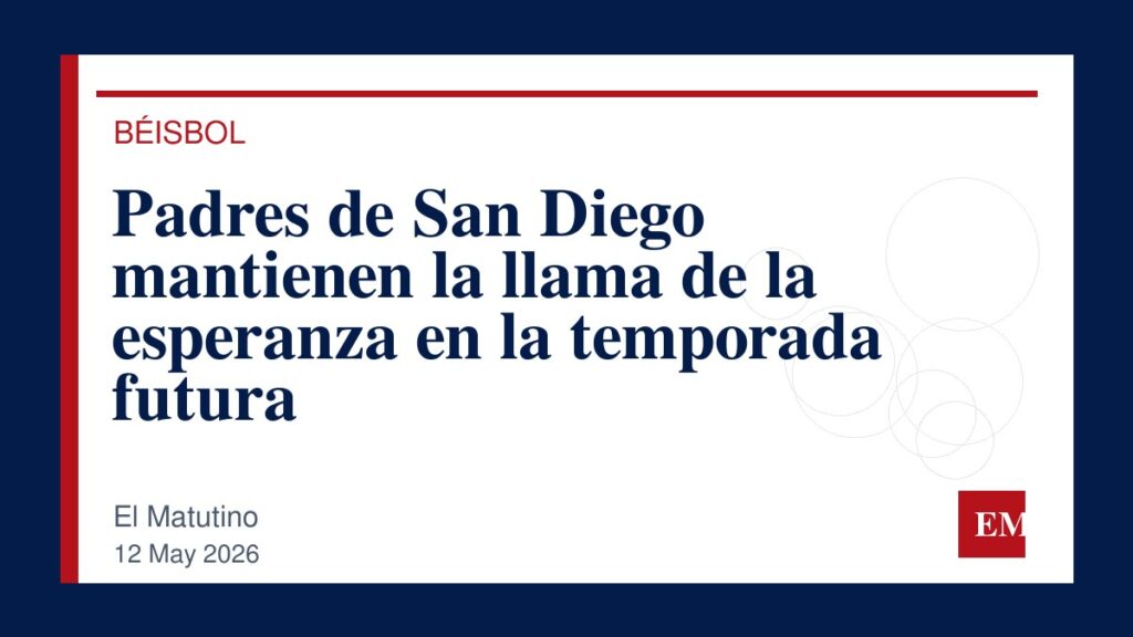 Imagen editorial de El Matutino para Padres de San Diego mantienen la llama de la esperanza en la temporada futura