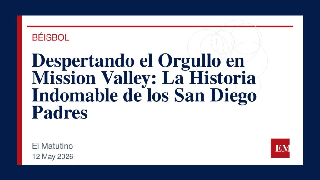 Imagen editorial de El Matutino para Despertando el Orgullo en Mission Valley: La Historia Indomable de los San Diego Padres