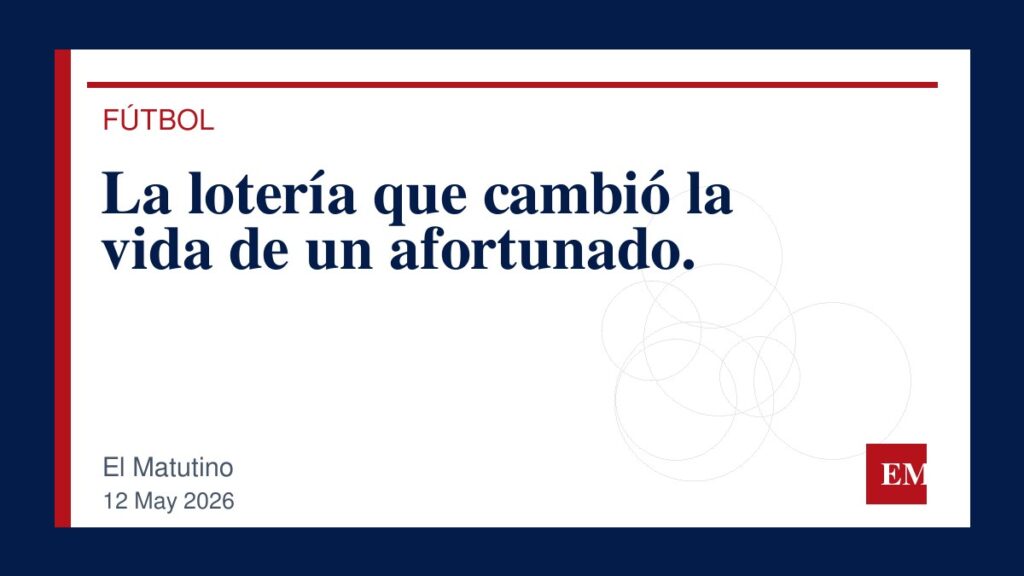 Imagen editorial de El Matutino para La lotería que cambió la vida de un afortunado.