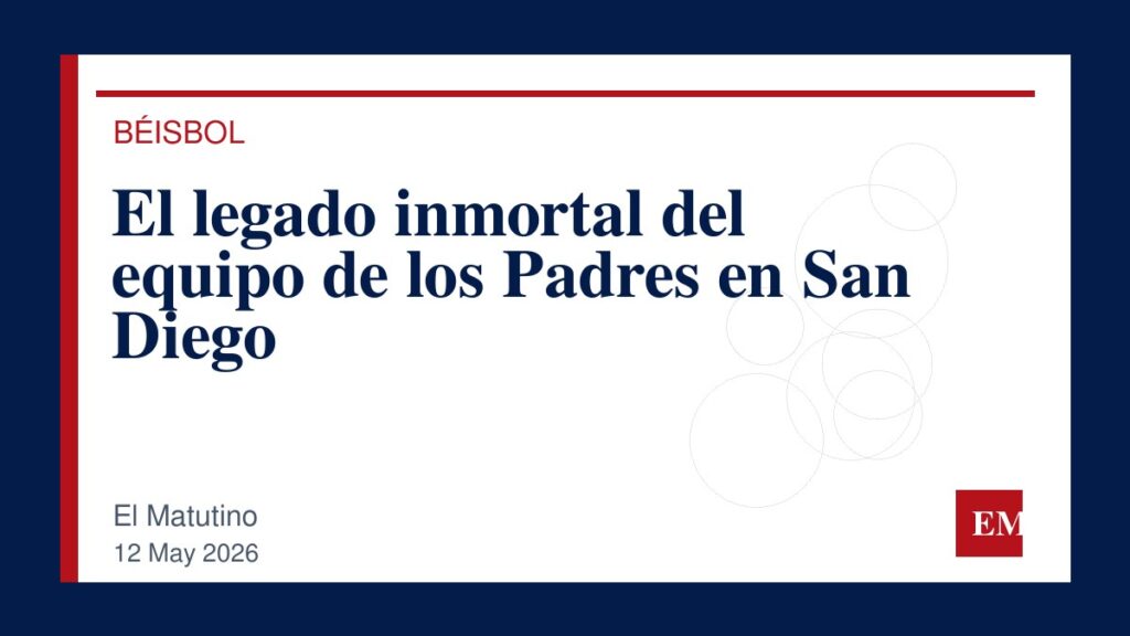 Imagen editorial de El Matutino para El legado inmortal del equipo de los Padres en San Diego
