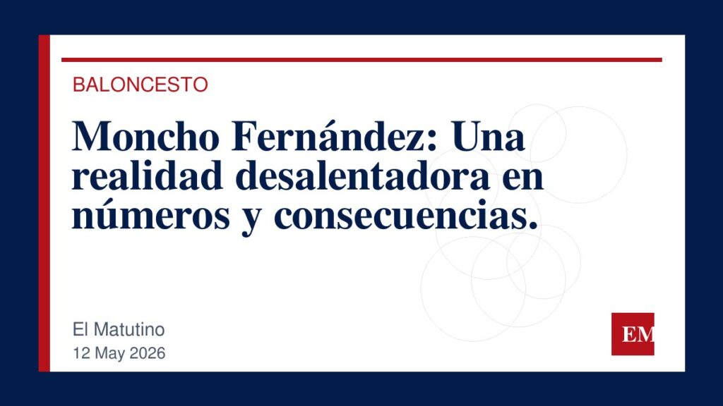 Imagen editorial de El Matutino para Moncho Fernández: Una realidad desalentadora en números y consecuencias.