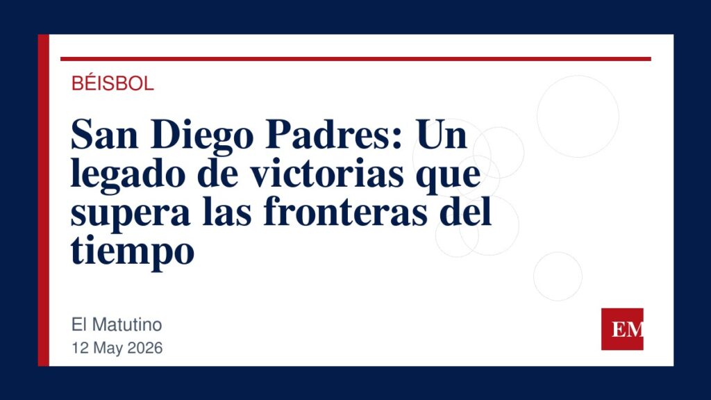 Imagen editorial de El Matutino para San Diego Padres: Un legado de victorias que supera las fronteras del tiempo