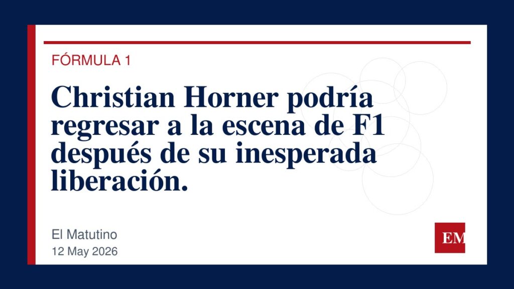 Imagen editorial de El Matutino para Christian Horner podría regresar a la escena de F1 después de su inesperada liberación.