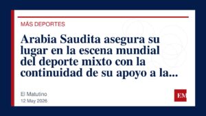 Imagen editorial de El Matutino para Arabia Saudita asegura su lugar en la escena mundial del deporte mixto con la continuidad de su apoyo a la UFC