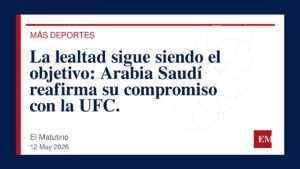 Imagen editorial de El Matutino para La lealtad sigue siendo el objetivo: Arabia Saudí reafirma su compromiso con la UFC.