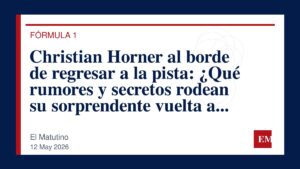 Imagen editorial de El Matutino para Christian Horner al borde de regresar a la pista: ¿Qué rumores y secretos rodean su sorprendente vuelta a la…
