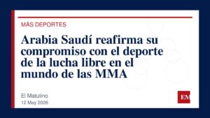 Imagen editorial de El Matutino para Arabia Saudí reafirma su compromiso con el deporte de la lucha libre en el mundo de las MMA