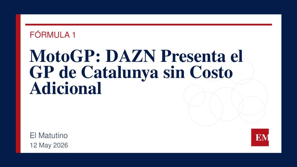 Imagen editorial de El Matutino para MotoGP: DAZN Presenta el GP de Catalunya sin Costo Adicional