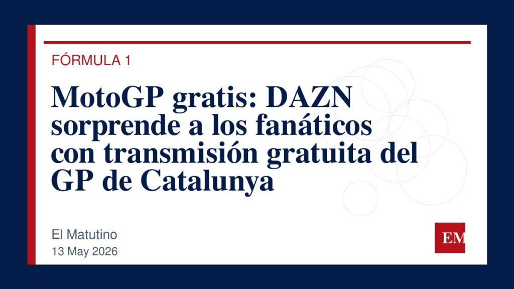 Imagen editorial de El Matutino para MotoGP gratis: DAZN sorprende a los fanáticos con transmisión gratuita del GP de Catalunya