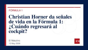 Imagen editorial de El Matutino para Christian Horner da señales de vida en la Fórmula 1: ¿Cuándo regresará al cockpit?