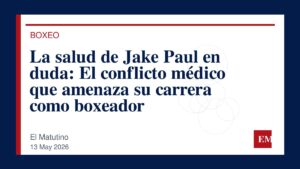Imagen editorial de El Matutino para La salud de Jake Paul en duda: El conflicto médico que amenaza su carrera como boxeador