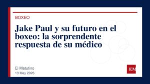 Imagen editorial de El Matutino para Jake Paul y su futuro en el boxeo: la sorprendente respuesta de su médico