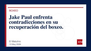 Imagen editorial de El Matutino para Jake Paul enfrenta contradicciones en su recuperación del boxeo.