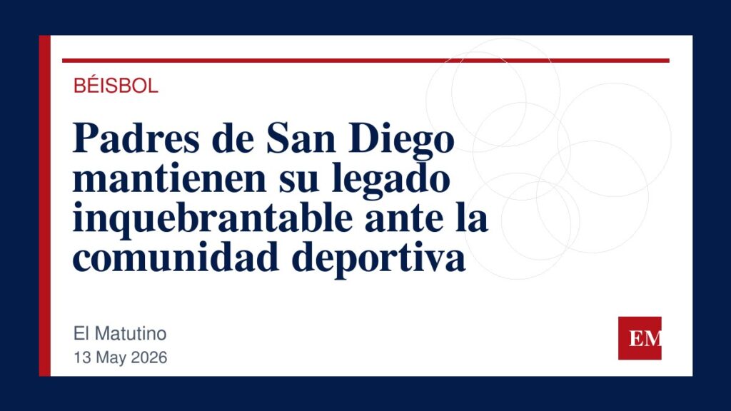 Imagen editorial de El Matutino para Padres de San Diego mantienen su legado inquebrantable ante la comunidad deportiva