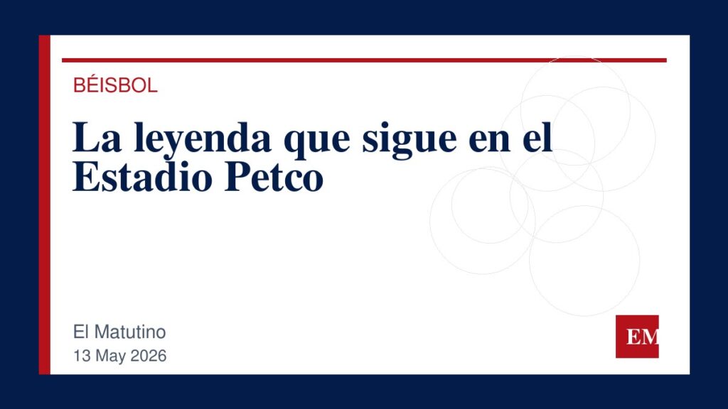 Imagen editorial de El Matutino para La leyenda que sigue en el Estadio Petco