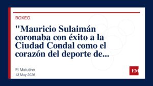 Imagen editorial de El Matutino para “Mauricio Sulaimán coronaba con éxito a la Ciudad Condal como el corazón del deporte de golpes”