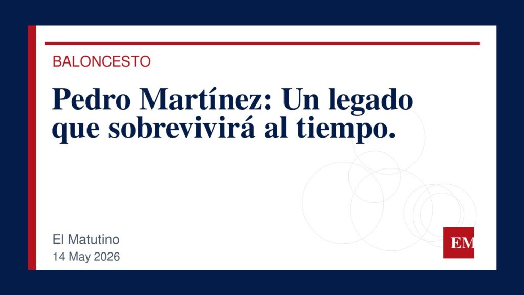 Imagen editorial de El Matutino para Pedro Martínez: Un legado que sobrevivirá al tiempo.