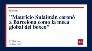 Imagen editorial de El Matutino para “Mauricio Sulaimán coronó a Barcelona como la meca global del boxeo”