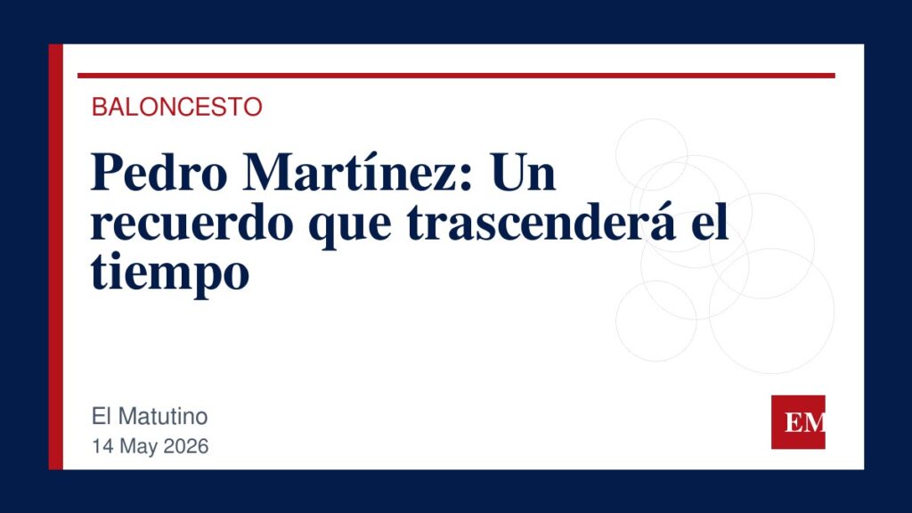 Imagen editorial de El Matutino para Pedro Martínez: Un recuerdo que trascenderá el tiempo