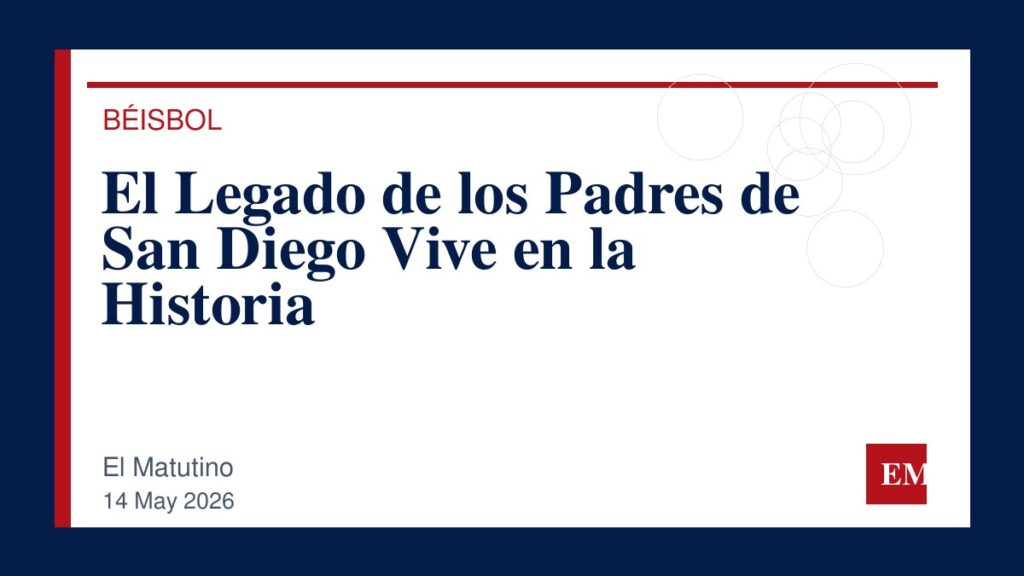 Imagen editorial de El Matutino para El Legado de los Padres de San Diego Vive en la Historia