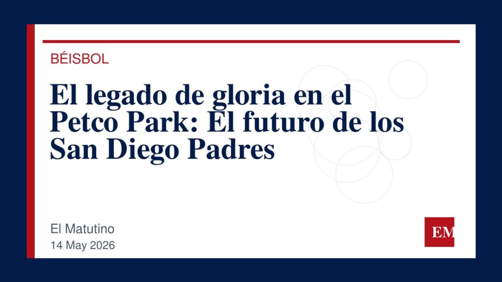 Imagen editorial de El Matutino para El legado de gloria en el Petco Park: El futuro de los San Diego Padres