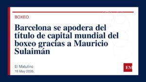 Imagen editorial de El Matutino para Barcelona se apodera del título de capital mundial del boxeo gracias a Mauricio Sulaimán