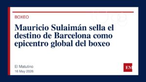 Imagen editorial de El Matutino para Mauricio Sulaimán sella el destino de Barcelona como epicentro global del boxeo